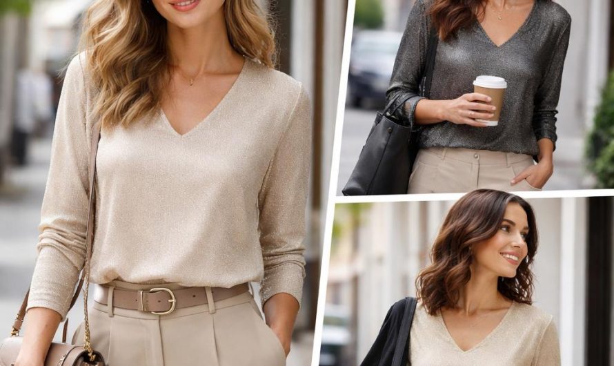 Блузки с люрексом: тренд или базовый элемент гардероба?